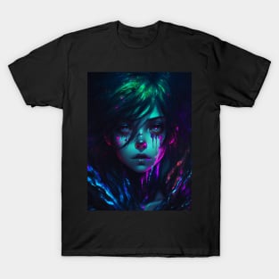 Iridescent Paint Girl T-Shirt